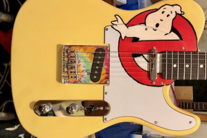 ghostbusters guitar front